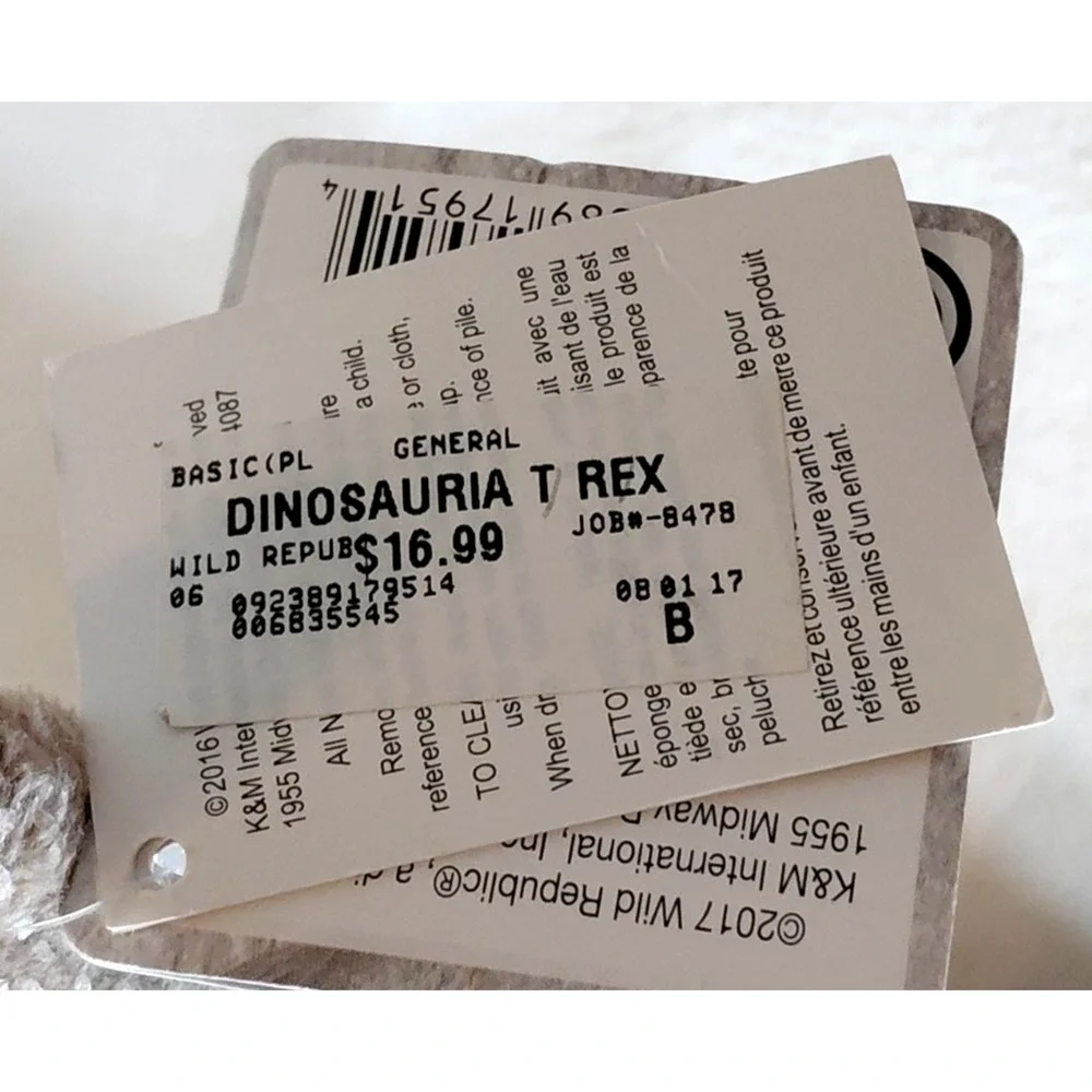2017 Wild Republic Dinosauria Il T-Rex 12